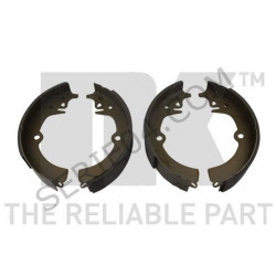 set of 4 rear brake shoes