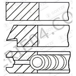 jeu de 3 segments Ø78.5mm TU5JP-TU5J2