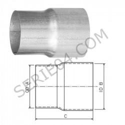 réducteur d'échappement 35x38.5