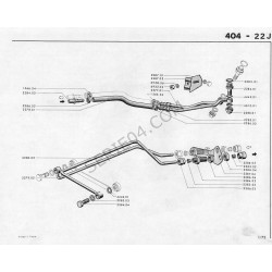 ZF automatic gearbox oil cooling metal pipe