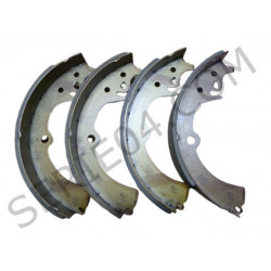 set of 4 rear brake shoes