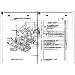 Pochette de joints moteur V6 2L7i