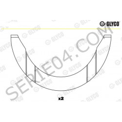 crankshaft half-flange set 2.80