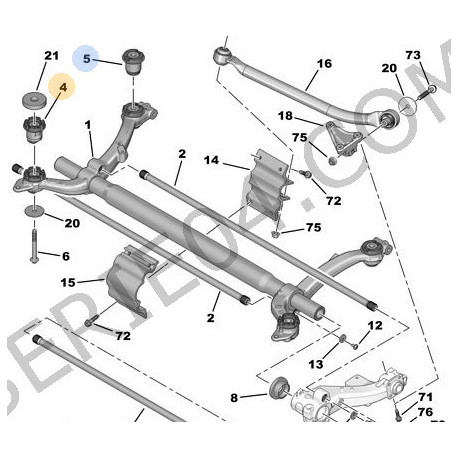 rear arm inner bearing