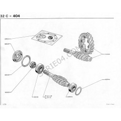 Torque biselado de transmisión 4x19