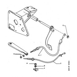 Câble d'embrayage L1200