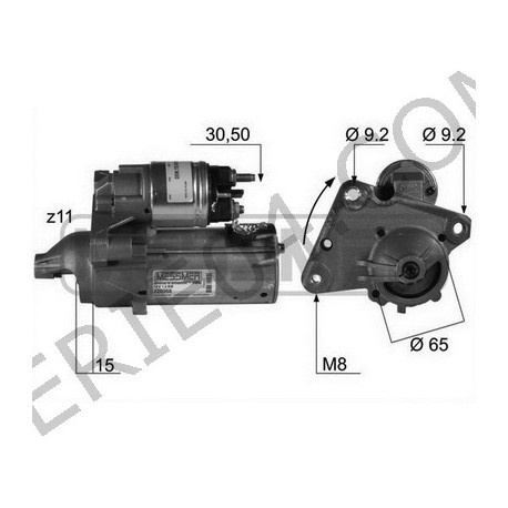 démarreur 1L4HDi-1L6HDi