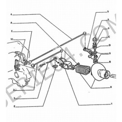 biellette de commande des vitesses L193