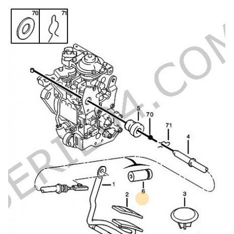 compensateur de câble d'accélérateur