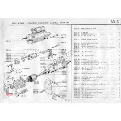 Paris-Rhône starter motor parts kit