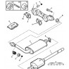 kit joint tube d'échappement