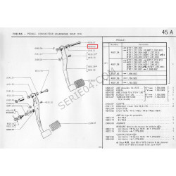 brake pedal axle brake