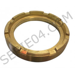 Brass front hub nut