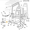 bovenscharnier achterdeur