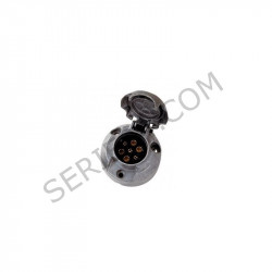 Alu 7 pin socket for trailer hitch