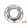 jeu de x4 enjoliveurs de roue GH