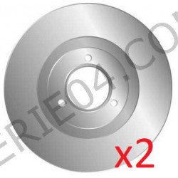 paire de disques de frein avant
