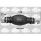 Tipsy pear + check valve