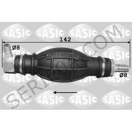 Tipsy pear + check valve