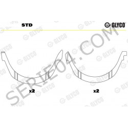 jeu de 2 flasques std 2.28