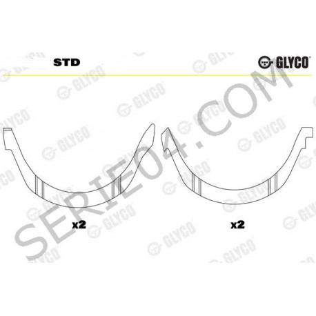jeu de demi flasque std 2.28