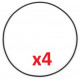 Set of 4 cylinder gaskets