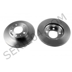 Front brake disc set