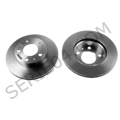 Front brake disc set