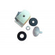 verrou + guide plastique de vitre D