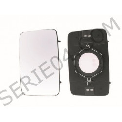 Curved mirror for exterior rearview mirror