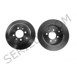 Rear brake disc set