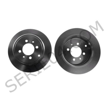 Rear brake disc set