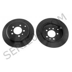 Rear brake disc set