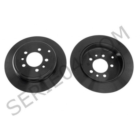 Rear brake disc set
