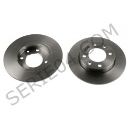 Rear brake disc set