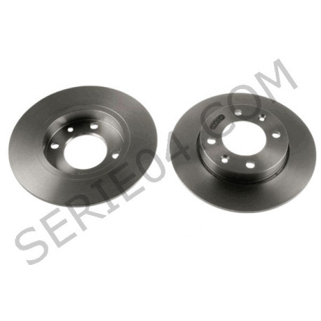 Rear brake disc set