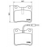 Rear brake pad kit