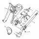 mechanical steering wheel axle