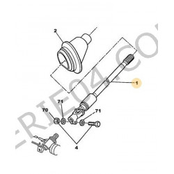 power steering wheel axle