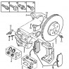 brake caliper front left