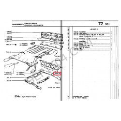 traverse intérieur de jupe arrière