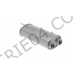 Intermediate exhaust silencer