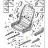jeu de rails de siège avant
