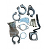 kit fissaggio tubo scarico anteriore e silenziatore