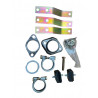 kit fissaggio tubo scarico anteriore e silenziatore