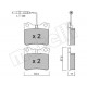 Rear brake pad kit