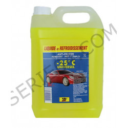 Liquide de refroidissement jaune -25°