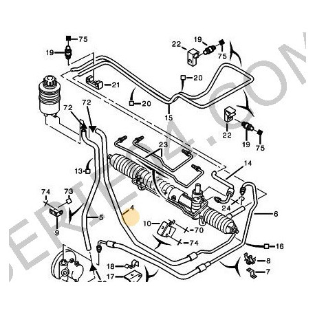 low-pressure hose