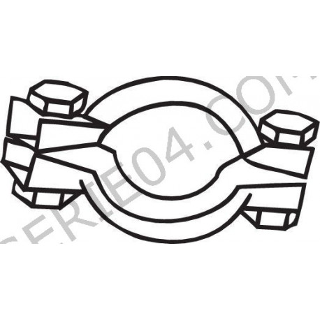 collier d'échappement TU