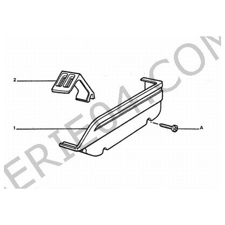 boîtier de vide poche de porte pour interrupteur